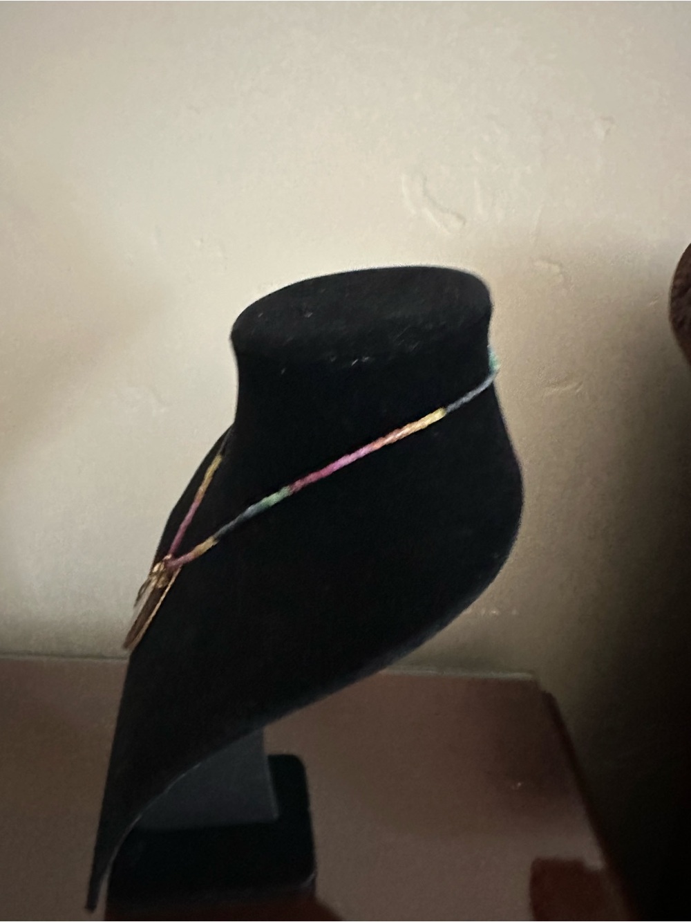 Hand Crafted Gold Wire Teardrop Watermelon Tourmaline & genuine Sapphire beads - Picture 3 of 6